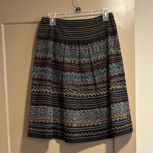 EUC Colorful Embroidered Skirt by Harold’s